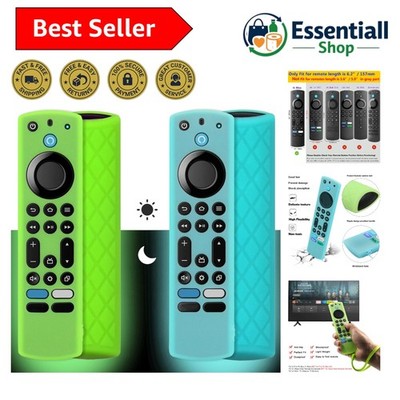 Silicone Remote Case 2pcs for Fire TV Stick 4K Max/Insignia/Pioneer/Omni Seri...