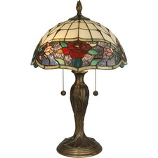 Dale Tiffany TT10211 Evelyn Table Lamp Antique Bronze