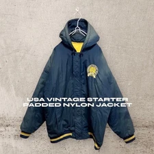 University of Notre Dame Starter Down Jacket Ribbed  Size SeeDescription