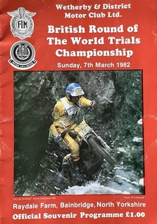 1982 World Trials Championship British Round At Bainbridge Yorkshire Motorcycle