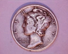 1927  MERCURY DIME***  126-6A