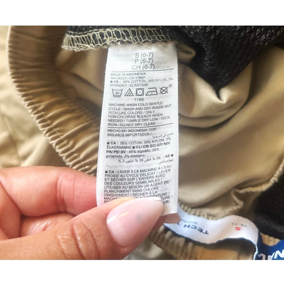 Old Navy Gray/Tan Tech Taper Quick Dry Pants Boys Size S(6/7) Lot of 2 - Image 4 of 4