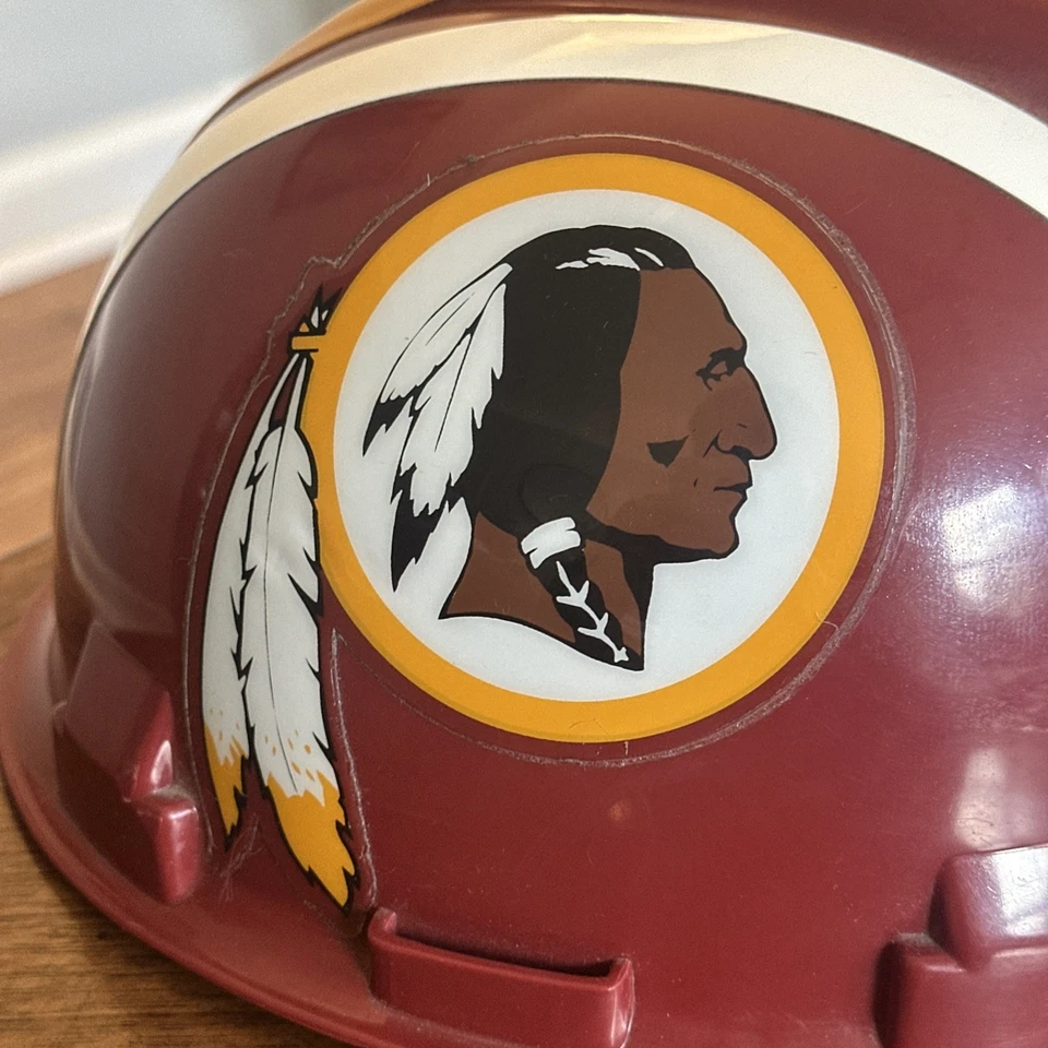 РЕДКИЙ и винтажный защитный шлем Washington Redskins-ANSI Z89.1 1986 класс A B-OSHA - Изображение 4 из 4