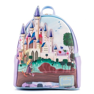 Loungefly Princess Castle Series Sleeping Beauty Mini Backpack NWT BRAND NEW Loungefly Princess Castle Series Sleeping Beauty  main image 2