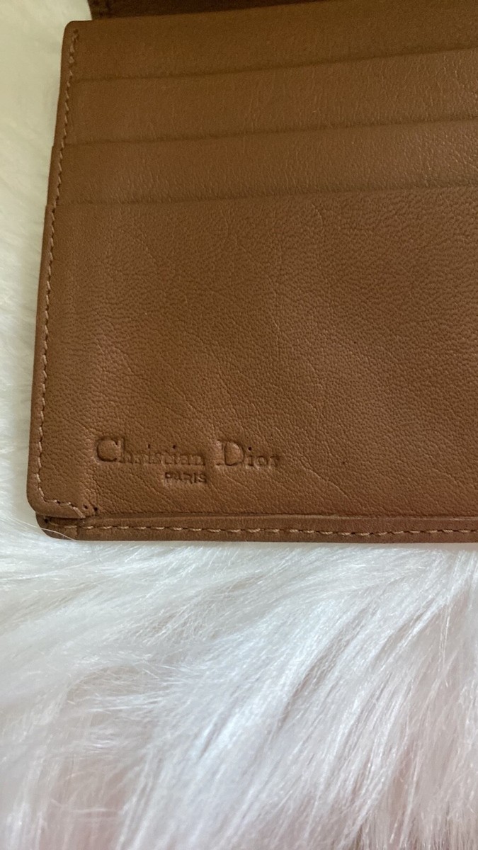 Authentic Dior Vintage Rare Honey comb monogram long wallet