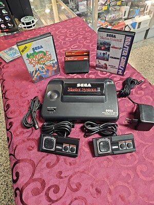SEGA Master System II / 2 ( Alex Kidd ) Konsole 2x ORIGINAL Controller & Kabel