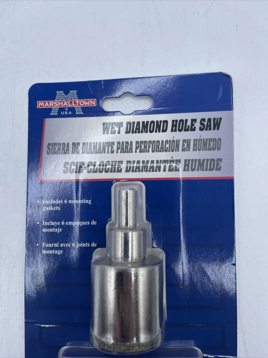 Marshalltown Wet Diamond Hole Saw 1 3 8