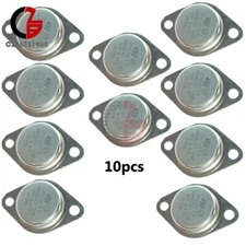 10PCS 2N3055 TO-3 NPN Amplifier Switch Transistor Audio Power Metal Case 15A/60V