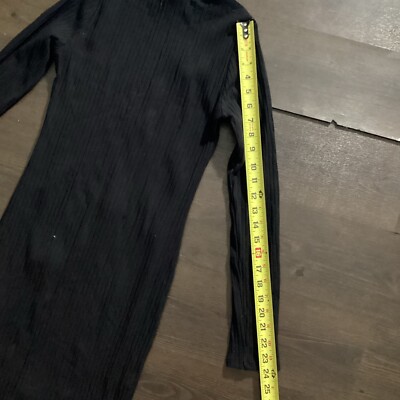 Fashion Nova Women's Black Turtle Neck Bodycon Dress Size M | eBay