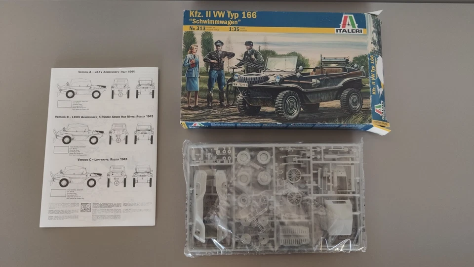 Kfz. II VW Typ 166 "Schwimmwagen" No 313 1:35 - Immagine 2 di 4