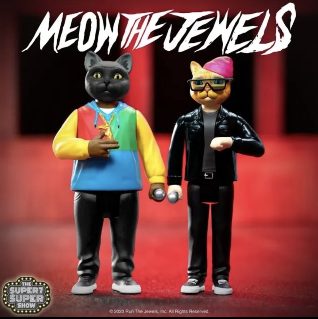 2023 Super7 - Run the Jewels - Meow the Jewels - Reaction Figures - Killer Mike