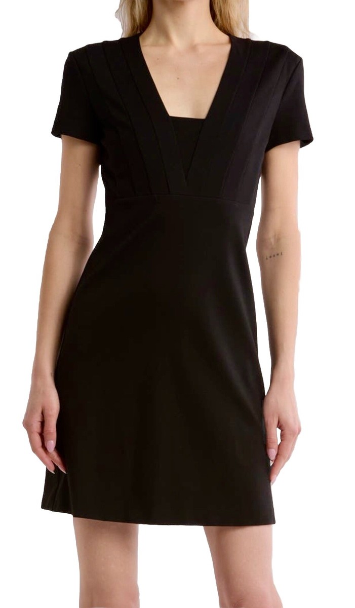 hugo boss black dress Women’s Sz 8 Stretch Short Sleeve Knee Length derived from natural raw occasion_Wedding Tom Ford Women's Cape Color:dark brown