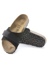 Birkenstock Oita Suede Leather Sandals Black Narrow Fit EU Size 41