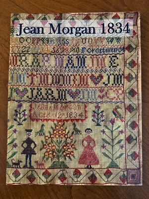 Needlework Press Forget Me Not 1834 Sampler Folksy Country Pamplet  No Floss