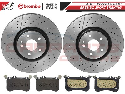 Mercedes A45 Amg Cla 45 Gla 45 Amg Front Brembo Brake Discs Pagid Brake Pads Ebay
