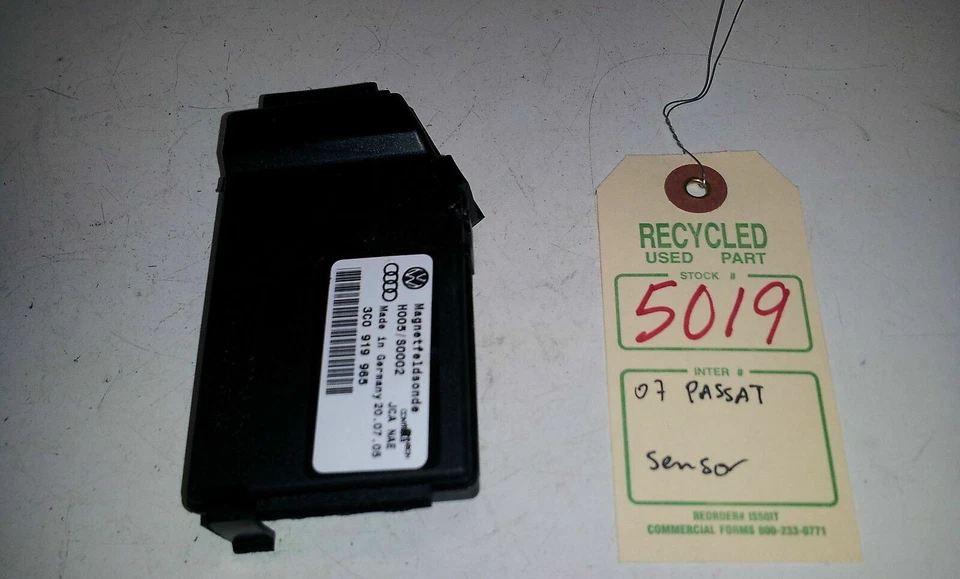 Volkswagen Passat 2007 módulo de brújula de sonda de campo magnético OEM 3C0919965 #5019 Foto 2 de 4