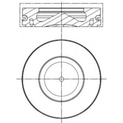Pistons Mahle 081PI00100000 for BMW 1 Series 3 Series Touring 3 Series 5 Series