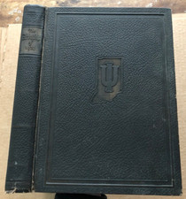 1924 UNIVERSITY of INDIANA Yearbook Arbutus Signed PHILIP B RICE Philosophy