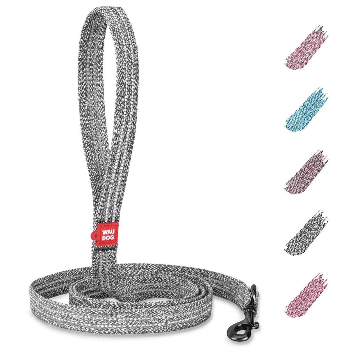 Recycled Cotton Dog Leash 3/5 inch x 6 Ft Eco Friendly for Small Medium Large Recycled Cotton Dog Leash 3/5 inch x 6 Ft Eco Friendly for Small Medium Large