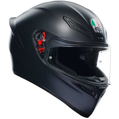 AGV K1 S INTEGRALHELM SCHWARZ MATT GRÖSSE M