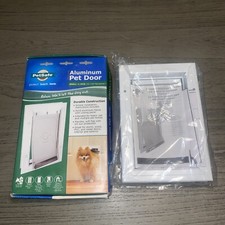 PetSafe Aluminium Pet Dog/Cat Door Small 1-15lbs. 5 1/4" x 8 1/8" flap opening