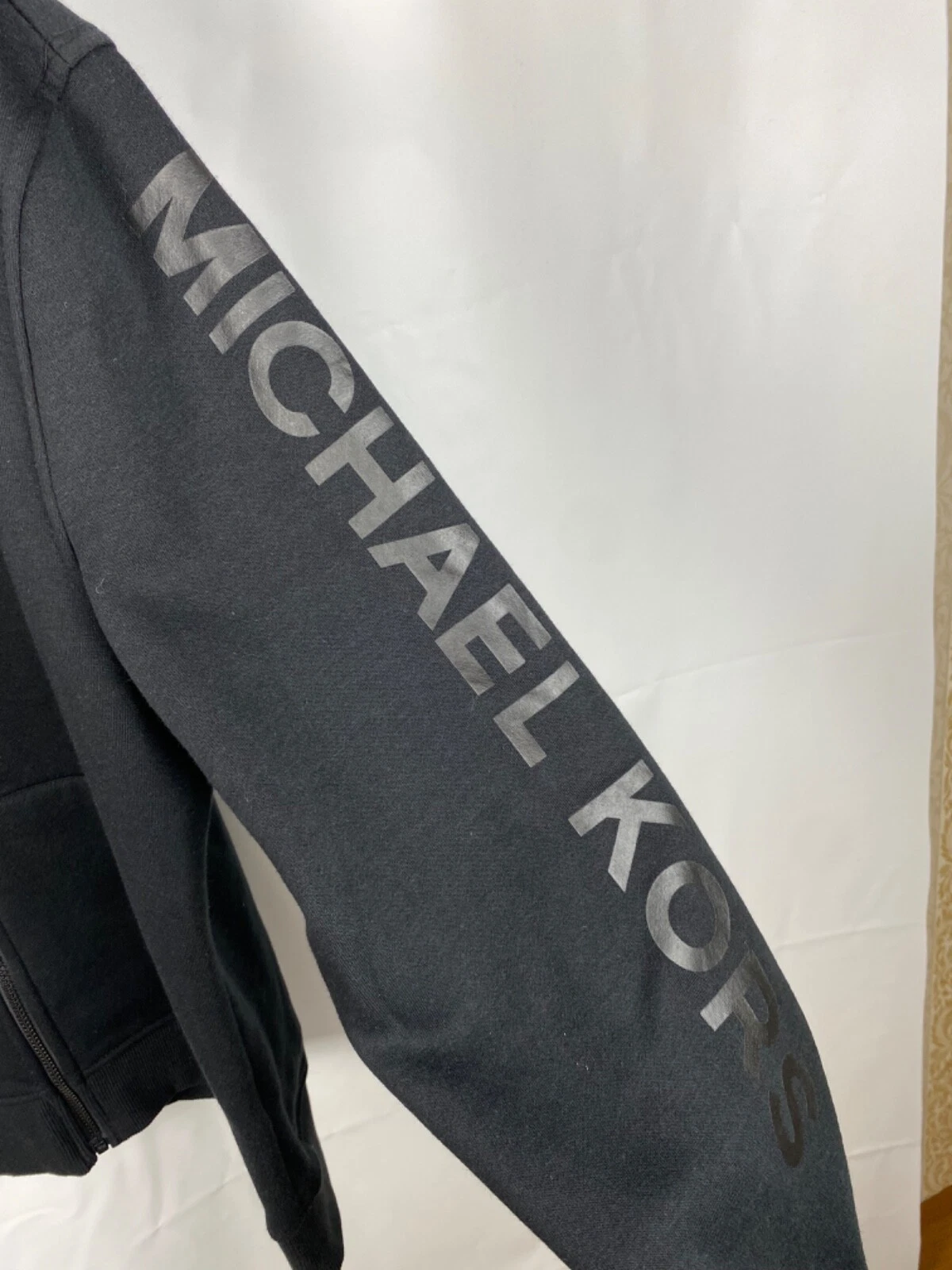 Felpa con cappuccio uomo Michael Kors con cerniera logo taglia XL