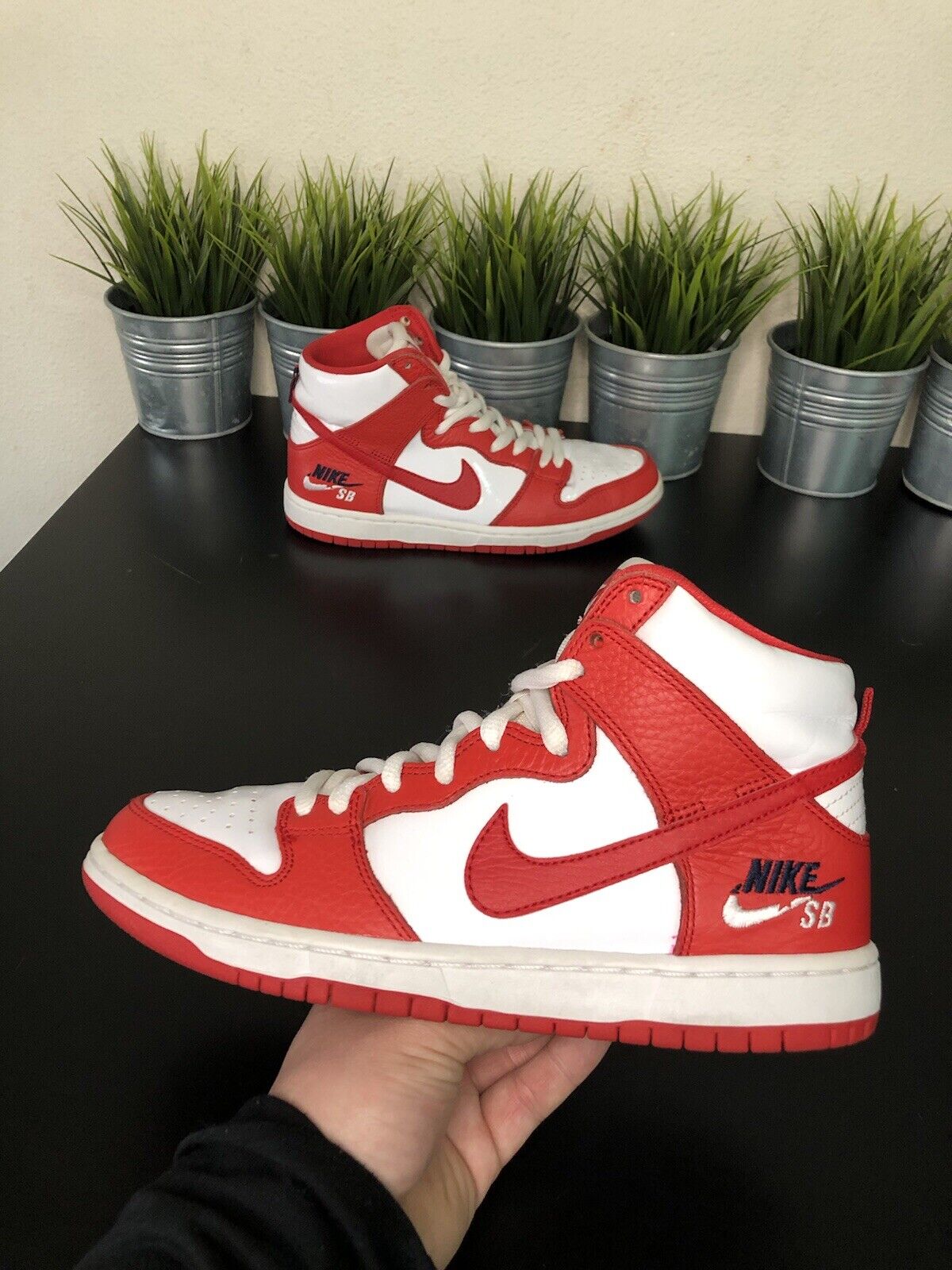 presentatie Licht vergeetachtig Nike SB Dunk High Future Court Red 854851-661 Mens Size 7 Rare Air Skate  Grail | eBay