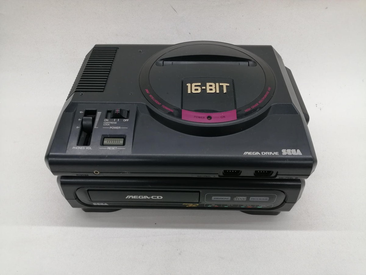 MEGA CD Console HAA-2910 SEGA HAA-2500+HAA-2910 Color Black for