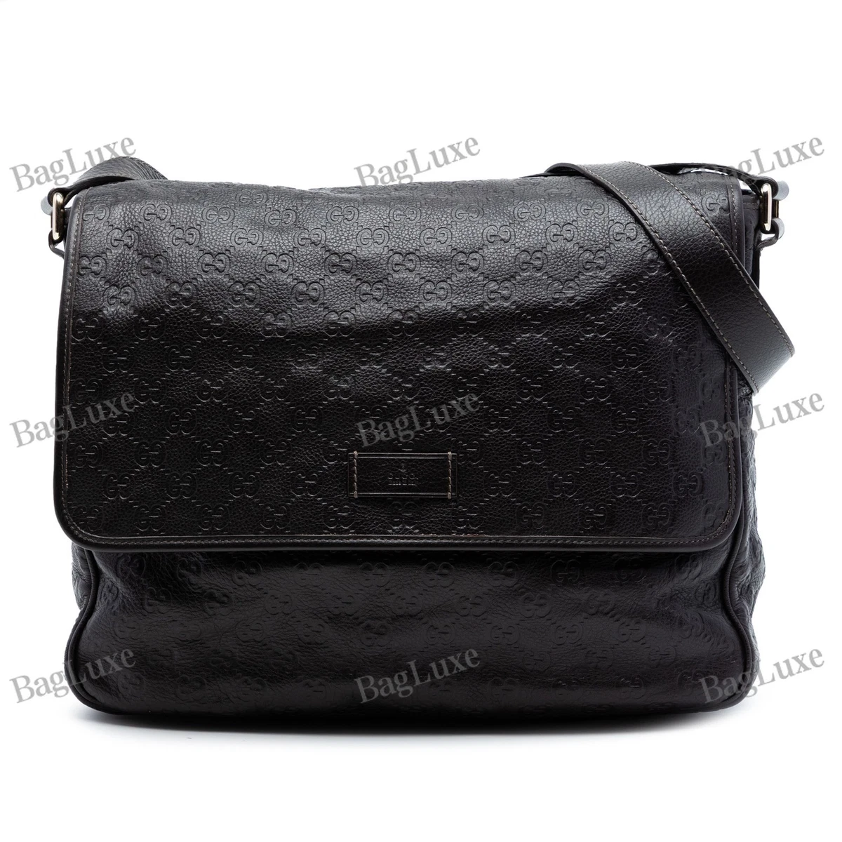 Gucci Guccissima Crossbody Black Bags & Handbags for Women  display picture 2