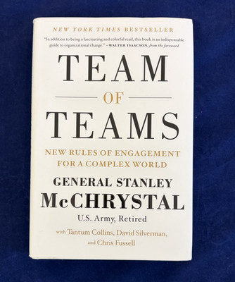Team of Teams McChrystal SIGNED Hardcover New Rules of Engagement 2015 Penguin