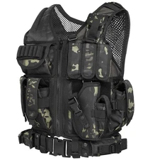 GZ XINXING S - 4XL Law Enforcement Tactical Airsoft Paintball Vest Black Cp