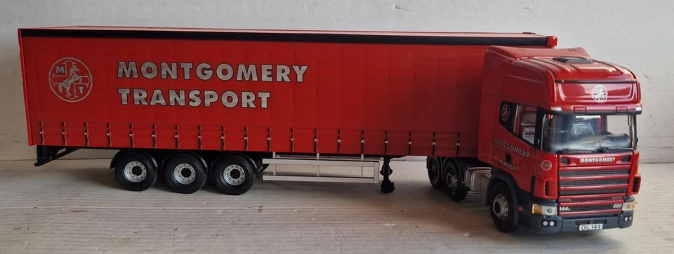 Corgi 1/50 - CC12916 - Scania R semi Tautliner Montgomery transport - Photo 3/4