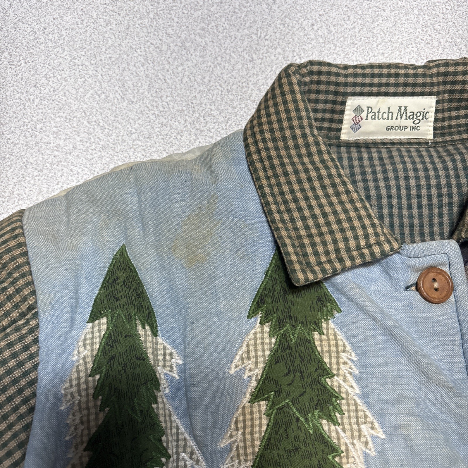 Vintage Patch Magic Group 2X Reversible Quilt Jac… - image 7