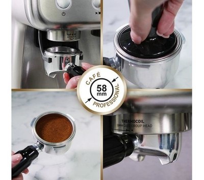 BREVILLE VCF126 Barista Max Coffee Machine Stainless Steel UK