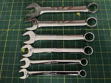 Snap-on Lot Of 6 Oex Stubby Combination Wrench 1116 58 916 12 38 1132