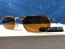 Ray-Ban RB3947 Polished Arista Gold/Brown 57 mm Sunglasses 145mm 001/33 57-18MM