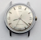 1969 TIMEX Marlin 2014 2469A Silver Tone Vintage Men's 34mm Watch PARTS REPAIR
