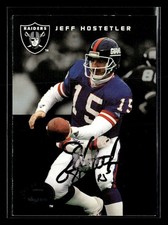 1993 SkyBox Premium Jeff Hostetler 23 Giants/Raiders Signed/Auto ES9959