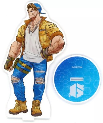 Street Fighter 6 Acrylic Stand Luke 2 Character Figure 20cm Arcade Game Accessor