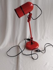 Lampada da tavolo VINTAGE 70s COS.MO Space Age Rossa - FUNZIONANTE - Design Pop