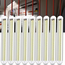 12v Led Light Bar Strip, 120leds 1500LM 8W DC 12 Volt Led Strip Lights 9PCS