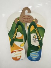 New Havaianas Flip Flop Olympic Rio2016 Youth 3/4 Comfort Beach Summer Shoes