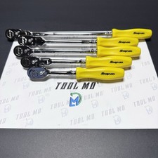 Snap-on Tools New Rare Classic Yellow 5pc 14 Drive Assorted Ratchet Set Thld72