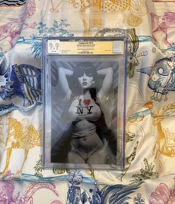 Vampirella #672 Will Jack Signed CGC JSA 9.9 Metal NYCC Color Splash LTD 100