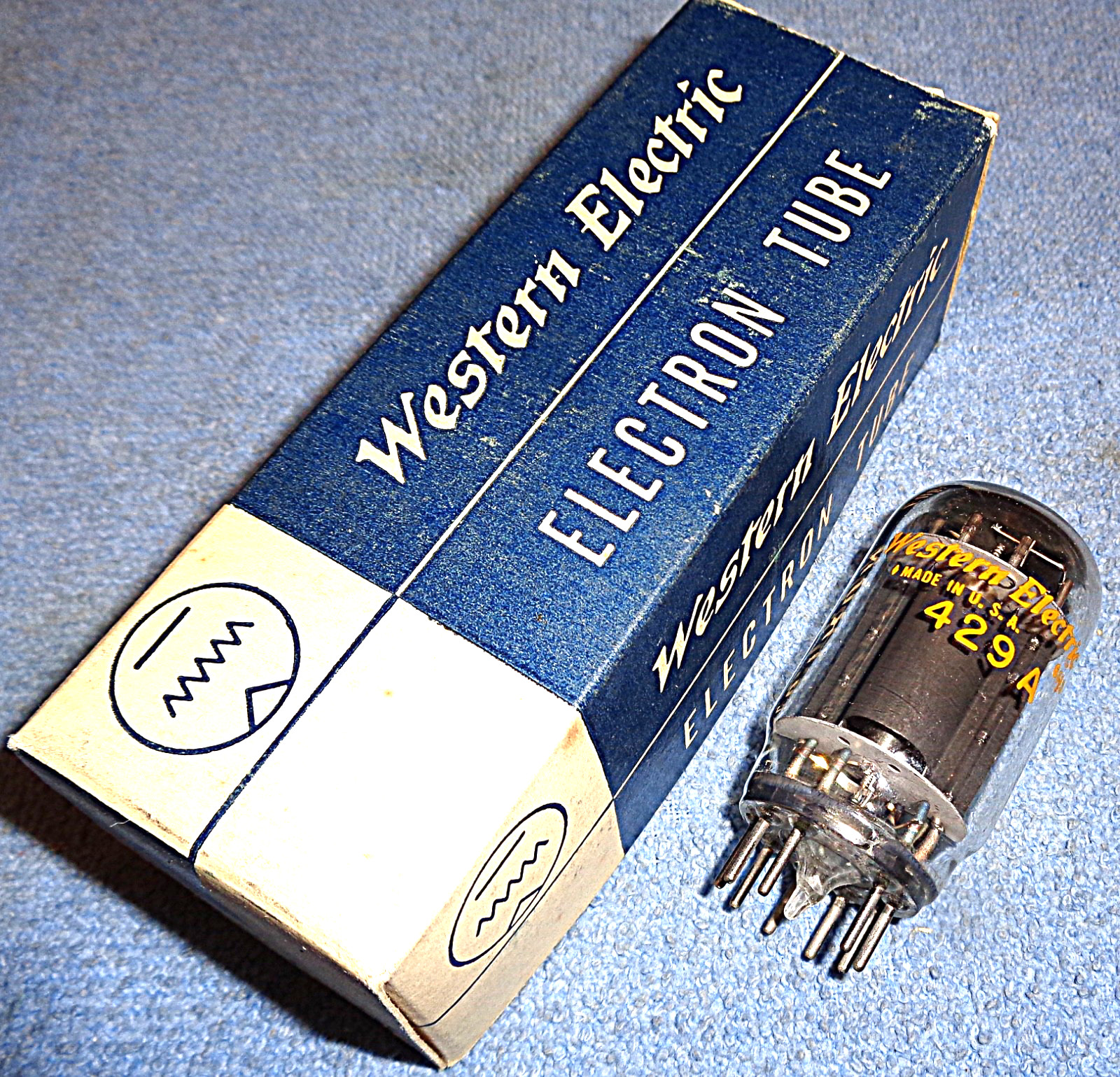 1 NOS Western Electric 429A Vacuum Tube - 1961 Vintage 12-Watt Beam Power Audio