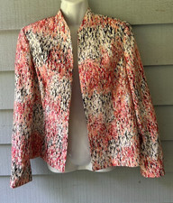 Kasper Women's Open Front Tailored Artsy Lined Blazer Size 10