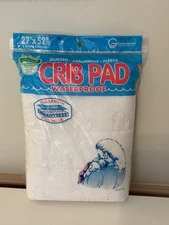 Vintage Gotham Industries Waterproof Crib Pad Baby Bed Cover 27” X 52”nos