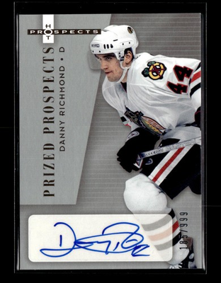 #ad 2005 06 Fleer Hot Prospects #193 Danny Richmond # 999 AUTO $4.99