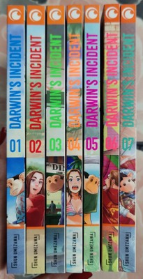 Manga ~ Darwin s Incident Band 1-7 + Lesezeichen in 1. Auflage von Shun UMEZAWA