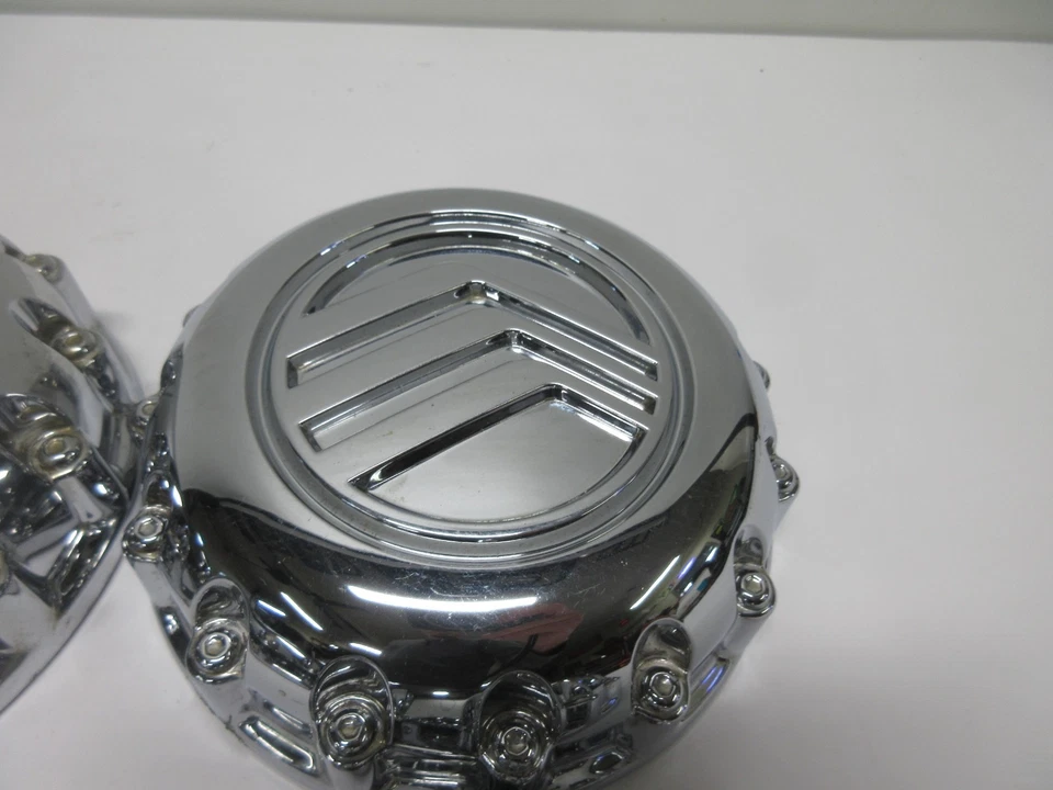 Juego de 4 tapas centrales cromadas Mercury Mountaineer 1997-01 OEM #F87A-1A096-HA Foto 3 de 4